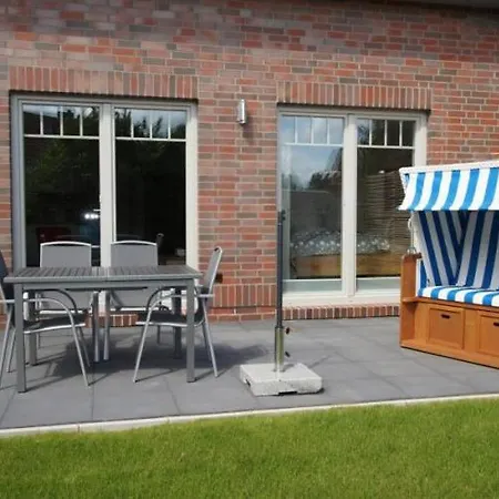 Inselparadies - Neubauwohnung Mit Grosser Terrasse, Strandkorb Und Garten.
