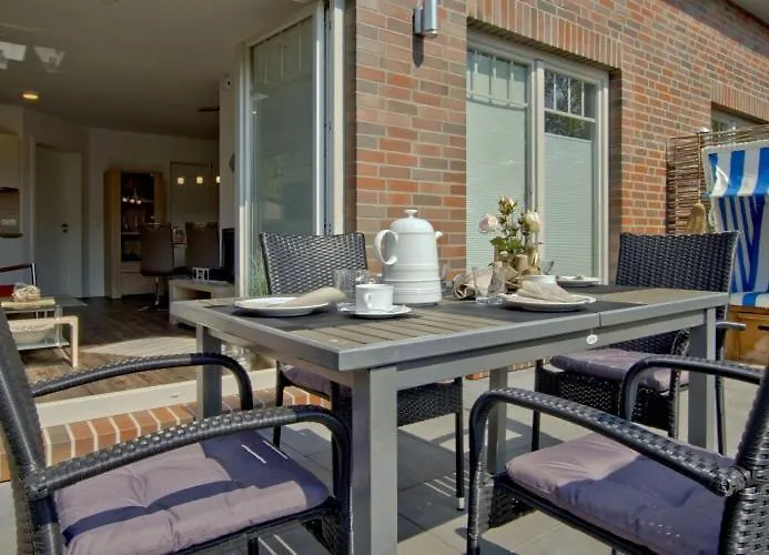 Апартаменты Inselparadies - Neubauwohnung Mit Grosser Terrasse, Strandkorb Und Garten. *