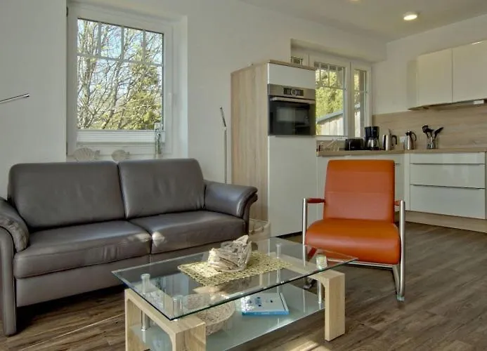 Апартаменты Inselparadies - Neubauwohnung Mit Grosser Terrasse, Strandkorb Und Garten.
