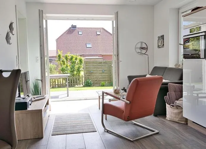 Апартаменты Inselparadies - Neubauwohnung Mit Grosser Terrasse, Strandkorb Und Garten. Вангероге